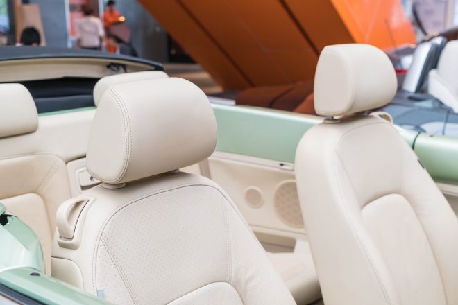 cushion of a modern car